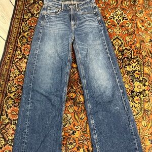 American Eagle Super High Baggy Wide Leg Women's Jeans 00